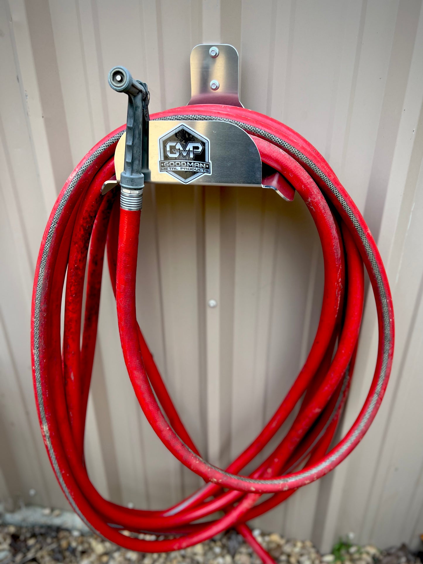 Water hose holder.